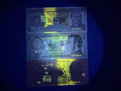 【炜奕收藏】，第四十三期 洪都拉斯2-10伦皮拉，UNC品相