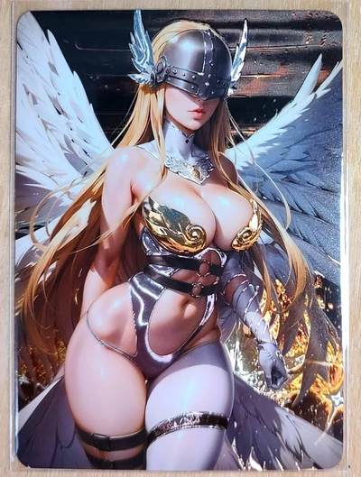 龙虎卡牌第五十三场 （无佣金，满120包邮，欢迎送拍） - 光刻 天女兽 白羽金胸衣 霸气身材