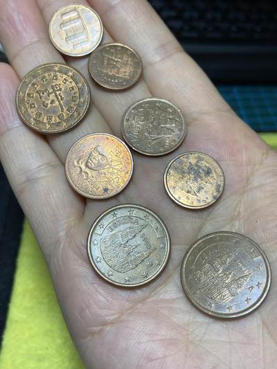 2025年第八十六场(总第一百一十二场）外国好品散币(免佣金) 各国1–5欧分8枚