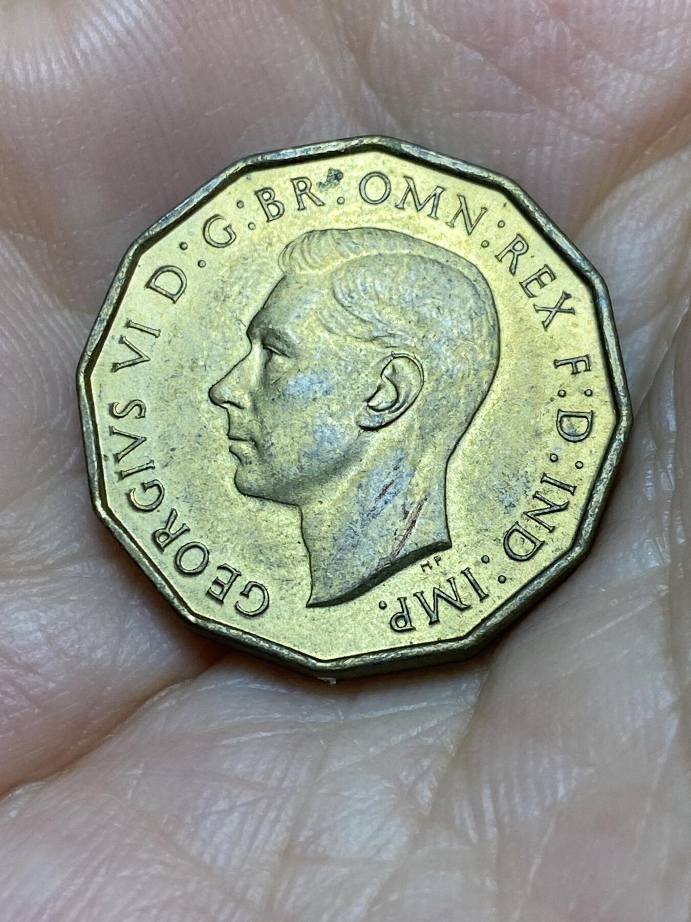 2025年第八十六场(总第一百一十二场）外国好品散币(免佣金) 好品–英国🇬🇧1937年3便士(乔治六世加冕年，第一版首发年)