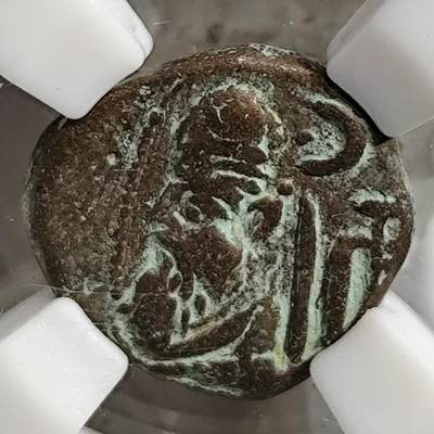 希腊罗马丝路打制币化石【中外钱币放漏】专场！陆小鱼的钱币仓，限时拍卖第077场 - 埃兰王国 弗拉特斯铜币/短横线