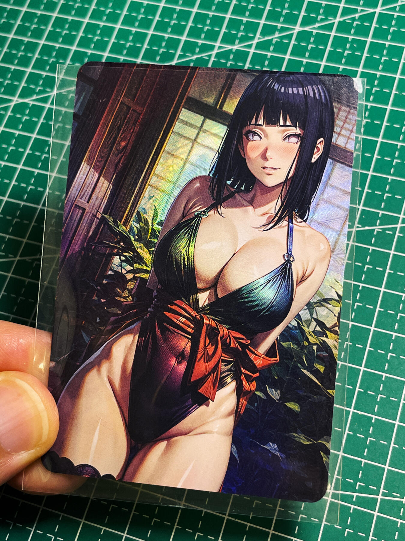 【关注参拍有赠卡】显眼宝30期  雏田 不知道谁家的满赠卡一张 折光彩闪 小卡尺寸