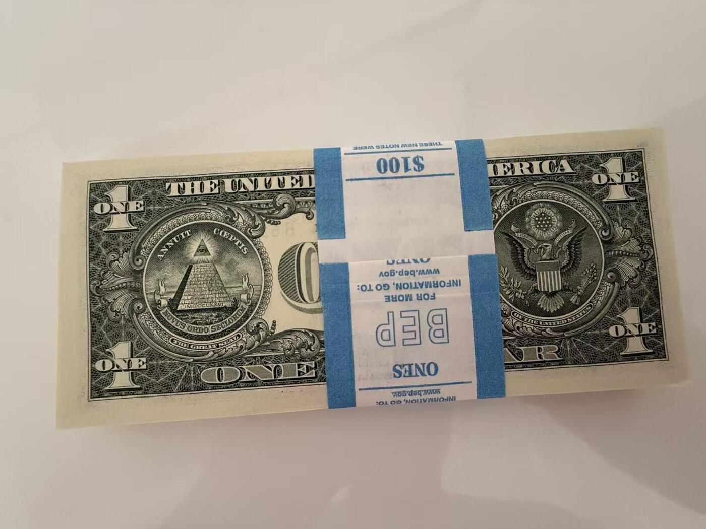 【Blue Auction】世界纸币精拍第720期——18级TOP拍卖/信誉/品质/专业/高效💫 【一刀 含8888狮子号】美国 2021年1美金 全新UNC