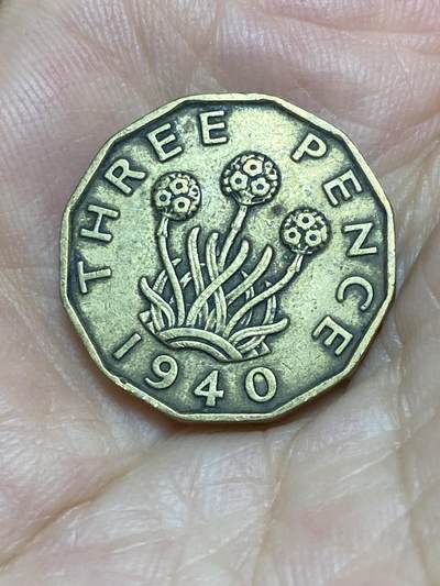 2025年第八十六场(总第一百一十二场）外国好品散币(免佣金) - 英国🇬🇧1940年3便士(乔治六世第一版)