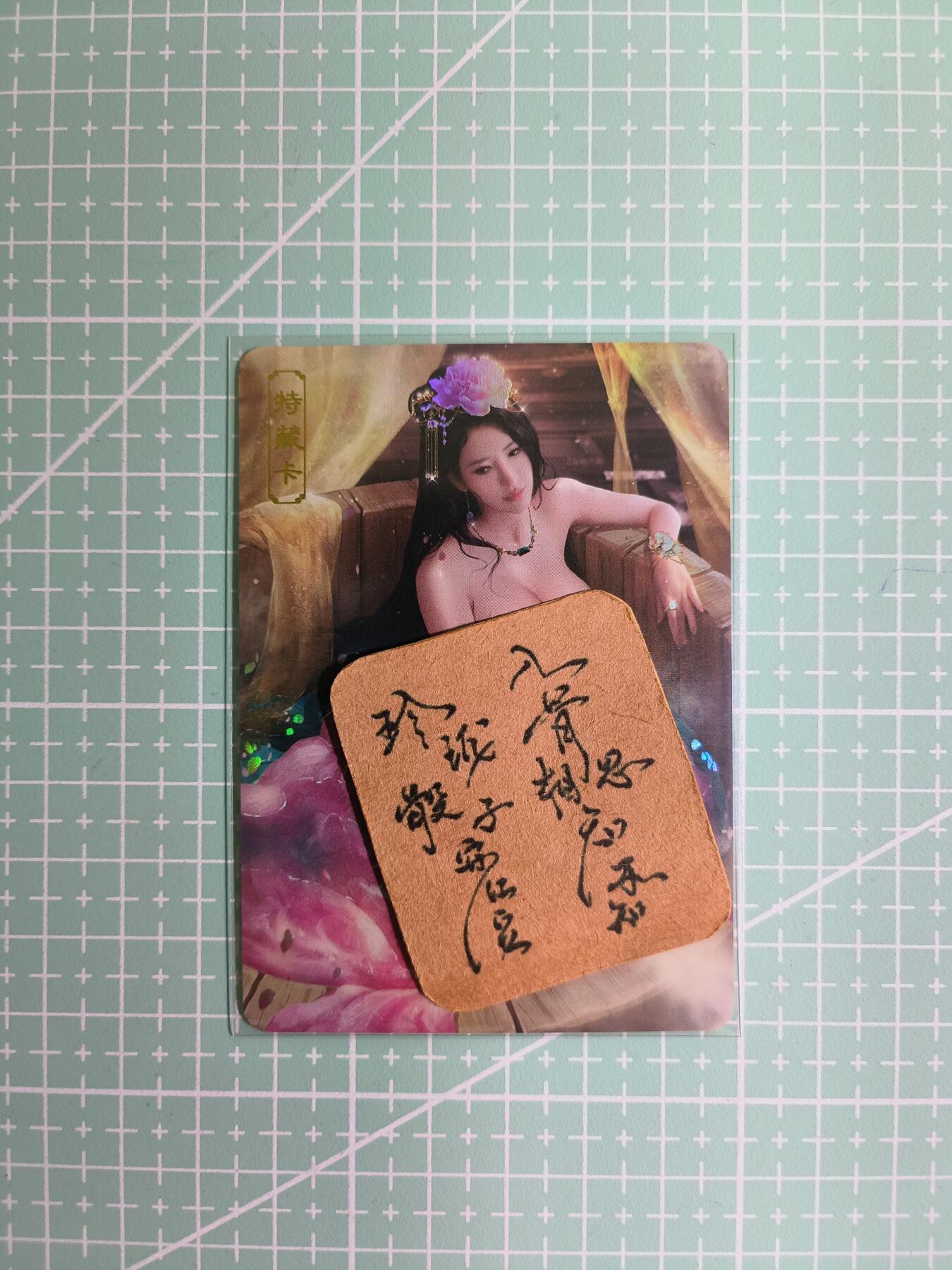 C先生卡牌 第11期 人间传亲签·西游姬亲签·乾坤未定亲签·轩辕春秋亲签·武韵红颜亲签(持续收拍品中...) 【彩闪】卡将原创《欲女传》唐婉 艺术卡