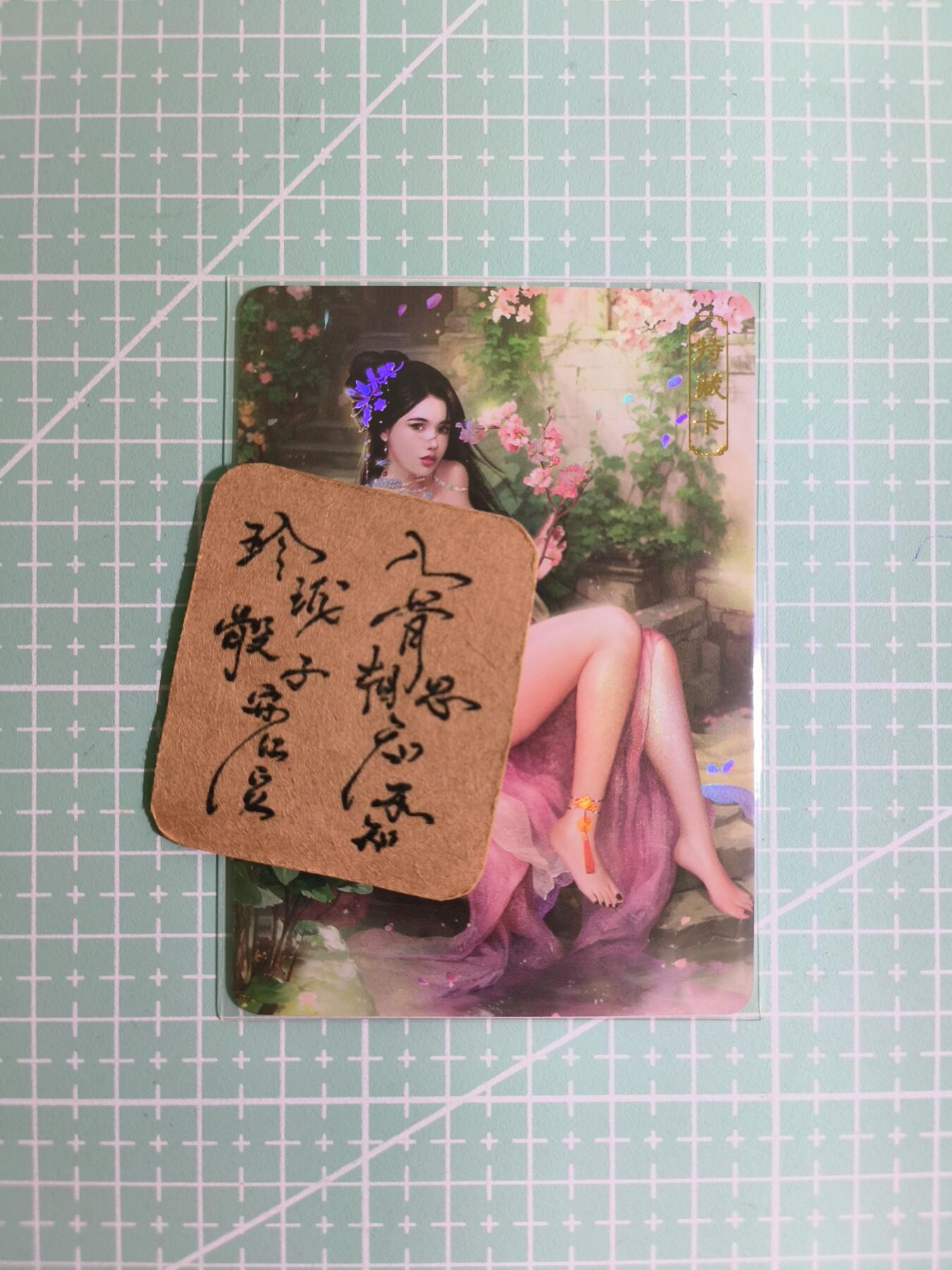 C先生卡牌 第11期 人间传亲签·西游姬亲签·乾坤未定亲签·轩辕春秋亲签·武韵红颜亲签(持续收拍品中...) 【彩闪】卡将原创《欲女传》陈阿娇 艺术卡