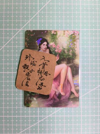 C先生卡牌 第11期 人间传亲签·西游姬亲签·乾坤未定亲签·轩辕春秋亲签·武韵红颜亲签(持续收拍品中...) - 【彩闪】卡将原创《欲女传》陈阿娇 艺术卡
