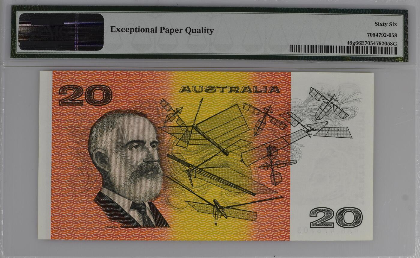 Australia, Reserve Bank, 20 Dollars R412    ND (1989) - Wmk: Cook