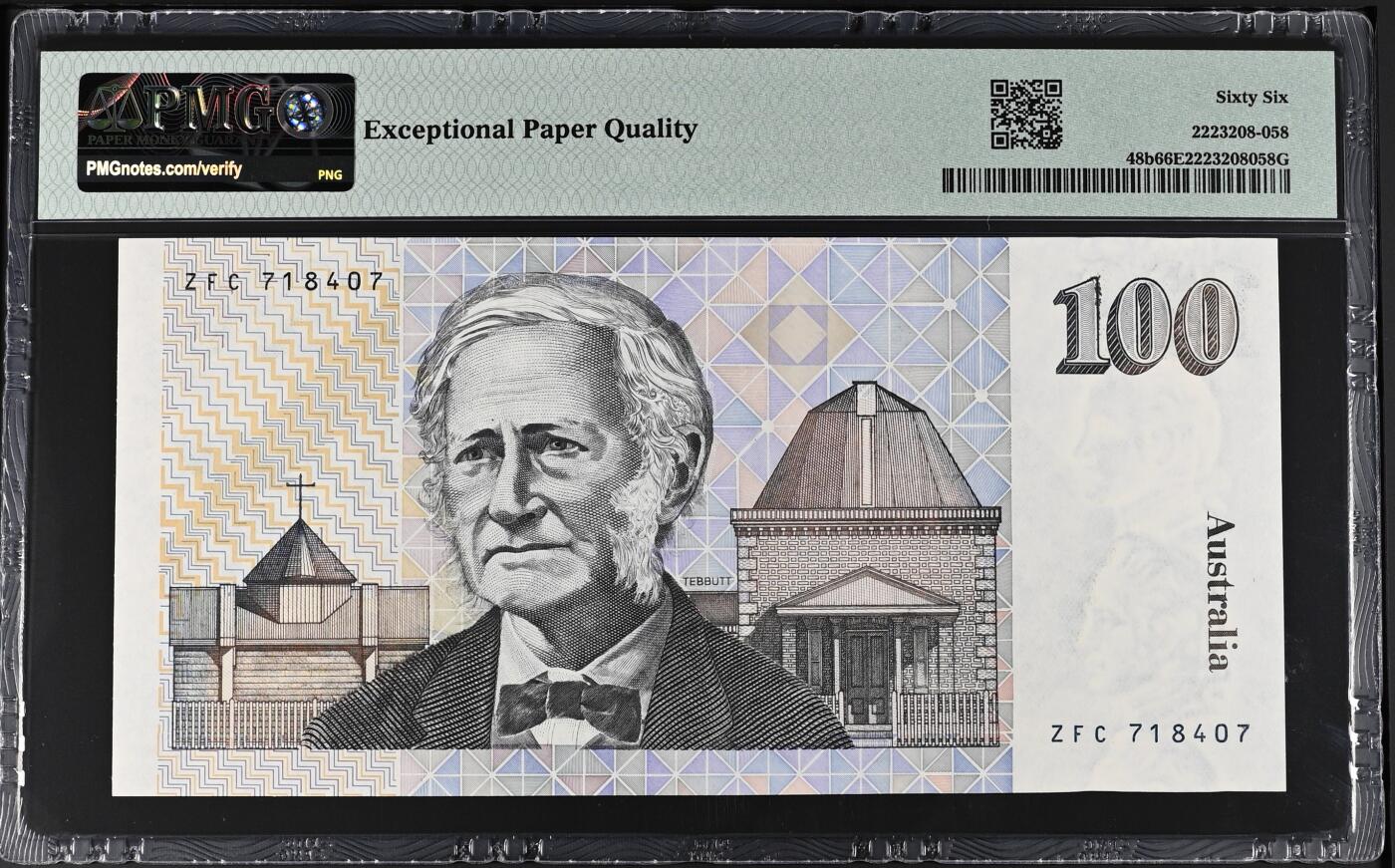 Australia, Reserve Bank, 100 Dollars R609    ND (1985) - Wmk: Cook