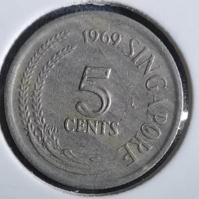 沼泽如烟--第832场 - 新加坡1969年五分