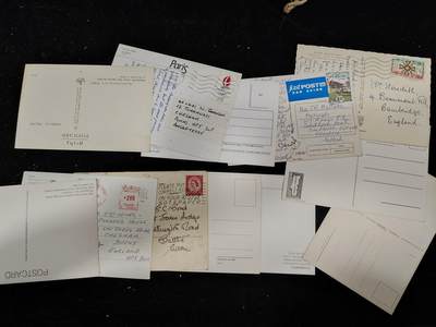 0元起拍勋章 第292期 咸鱼国勋章拍卖专场 9月7日（周日）下午6：00开始 各国老明信片12张