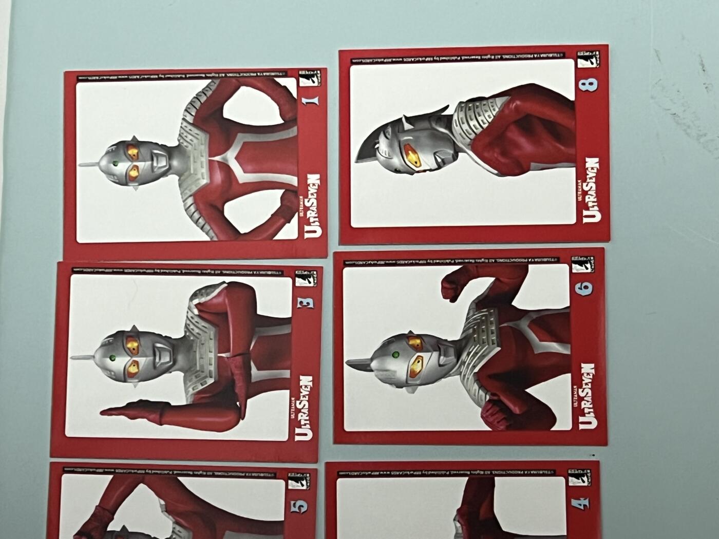 零元拍：RRParks Ultraman Seven  赛文奥特曼 圆谷公司 赛文定妆照 贴纸特卡1-10号 一套齐！非常稀有 大比例 一箱才可凑成一套！