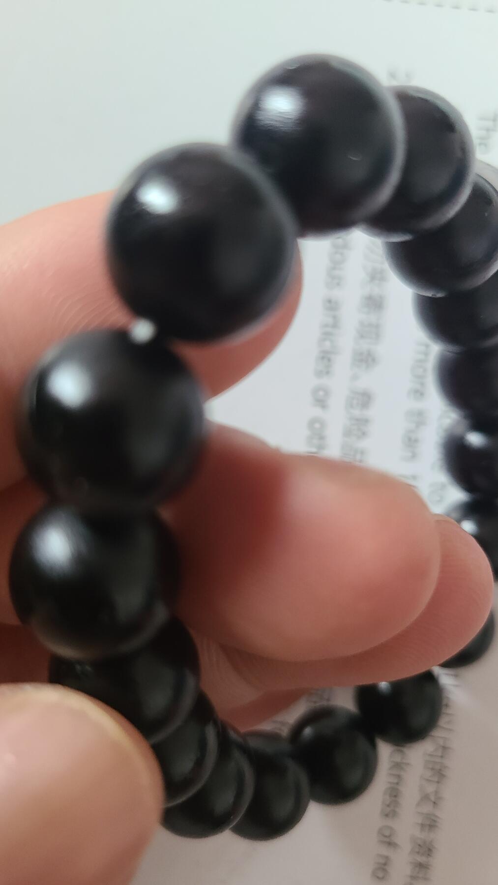黑棋凤血料1.2十七颗珠沉香手串，保真保天然