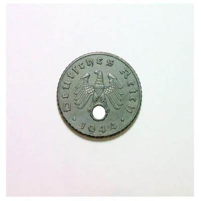 稀年 德国第三帝国1944年A版5芬尼 爽品 - 稀年 德国第三帝国1944年A版5芬尼 爽品