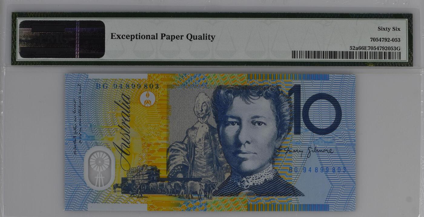 Australia, Reserve Bank, 10 Dollars R316a-b    1993-94 - Polymer