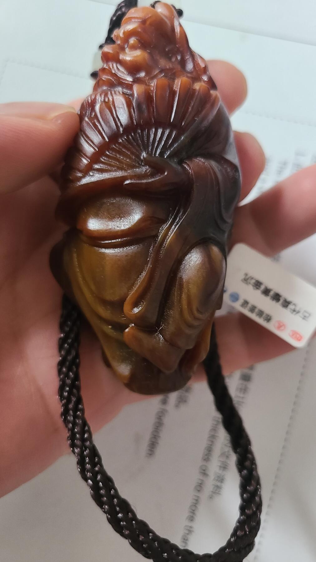 古代真蜡黄金沉手把件