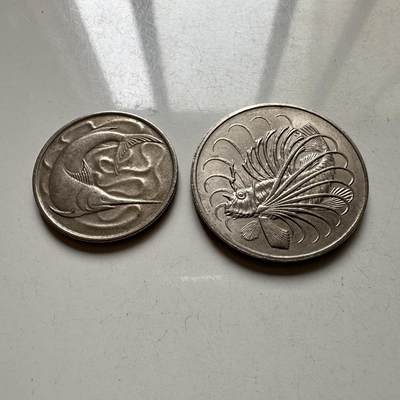 🌹外币初藏🌹🐯2025年第98场  每周二四六晚8️⃣点 接代拍 - 新加坡老版一对