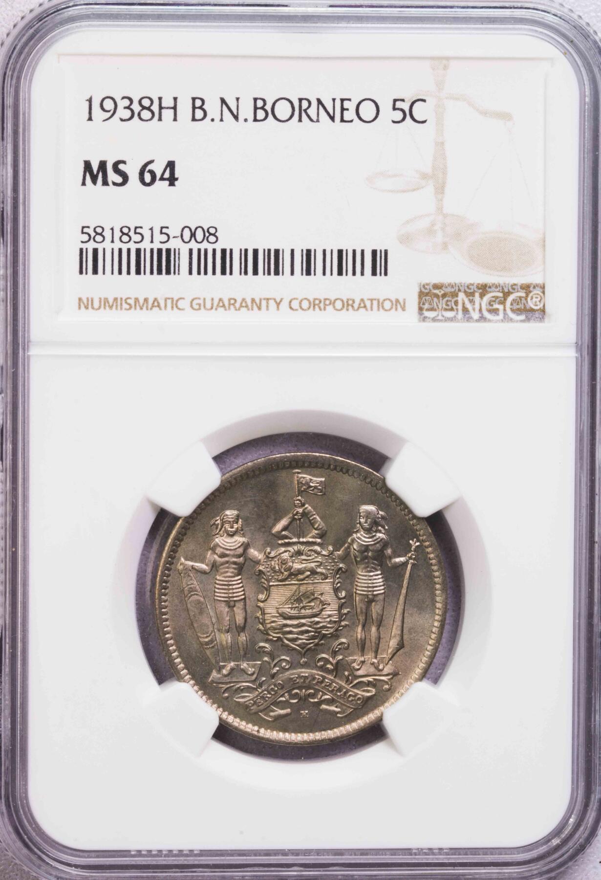 NGC-MS64 精品北婆罗洲一套6枚 图一