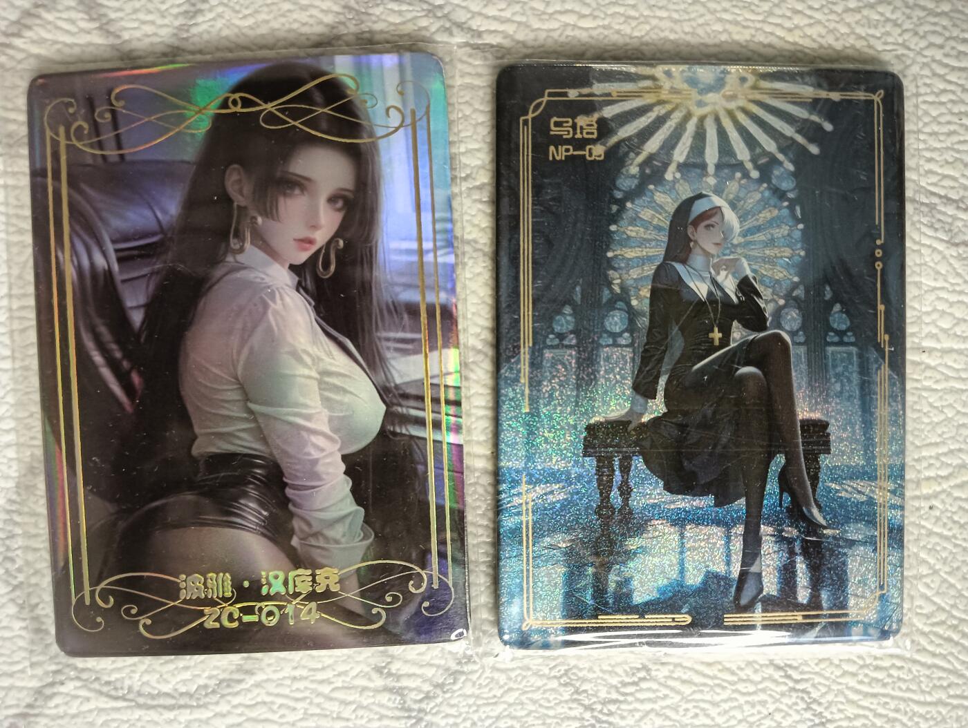 花开卡拍第37期（9月7号周日截拍，品控勿拍!!!拍品不寄存，运费5元，自制卡难免瑕疵，可能存在轻微撞角爆边等出厂瑕疵，品控介意勿拍！） 海贼王滴胶卡两张