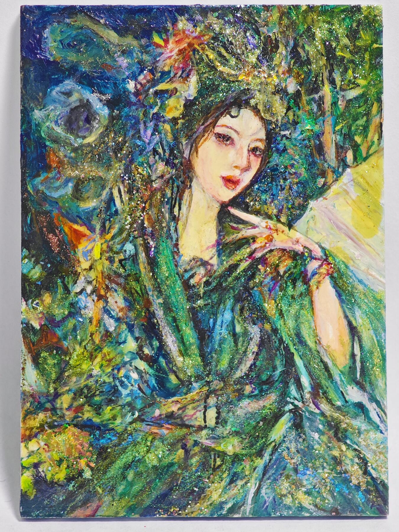 白泽拍卖卡牌手绘专场第24期（持续征集ING，白露暧秋色，月明清漏中）