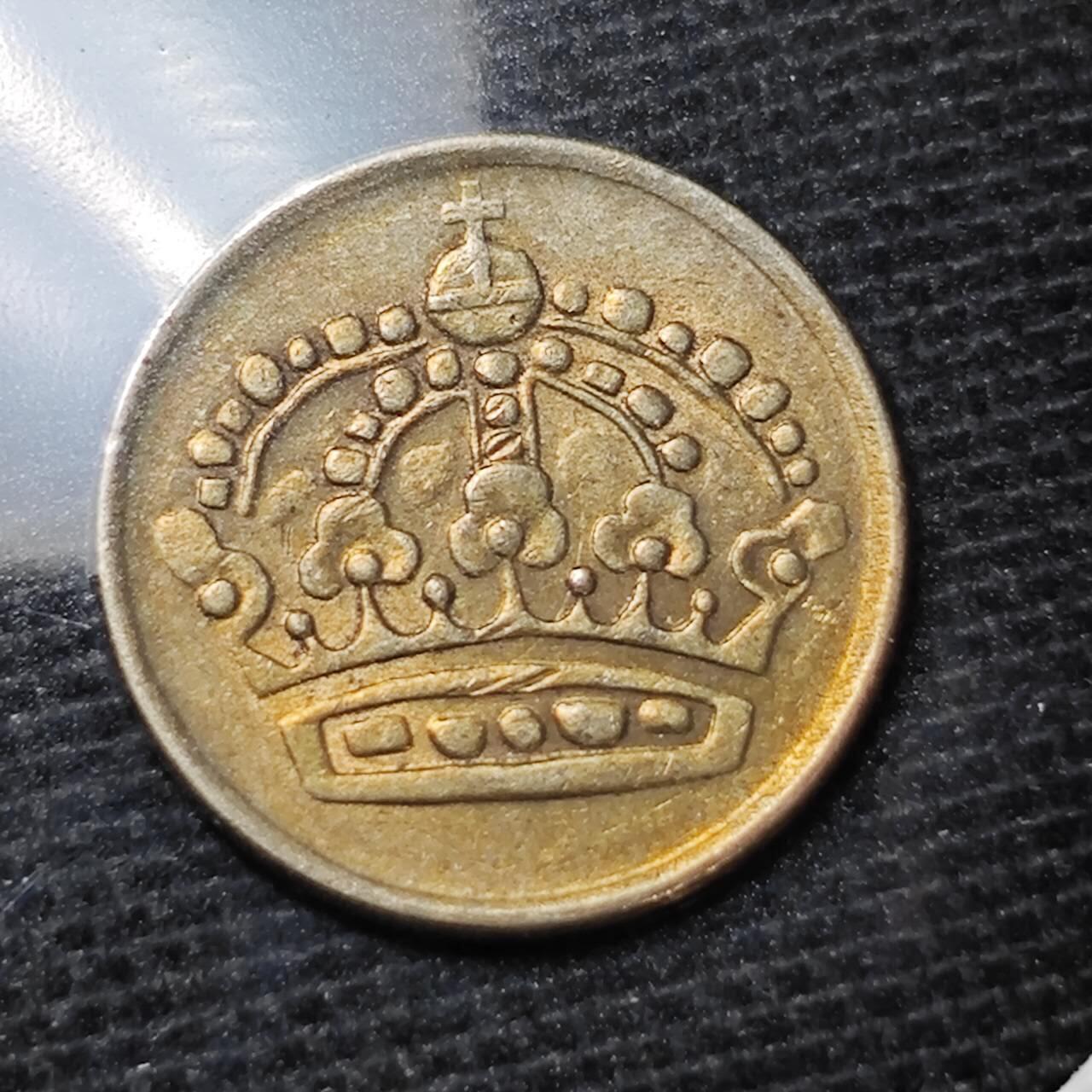 KK钱币收藏小铺 第331期 2月预留时间 周末发货  瑞典10欧尔银币