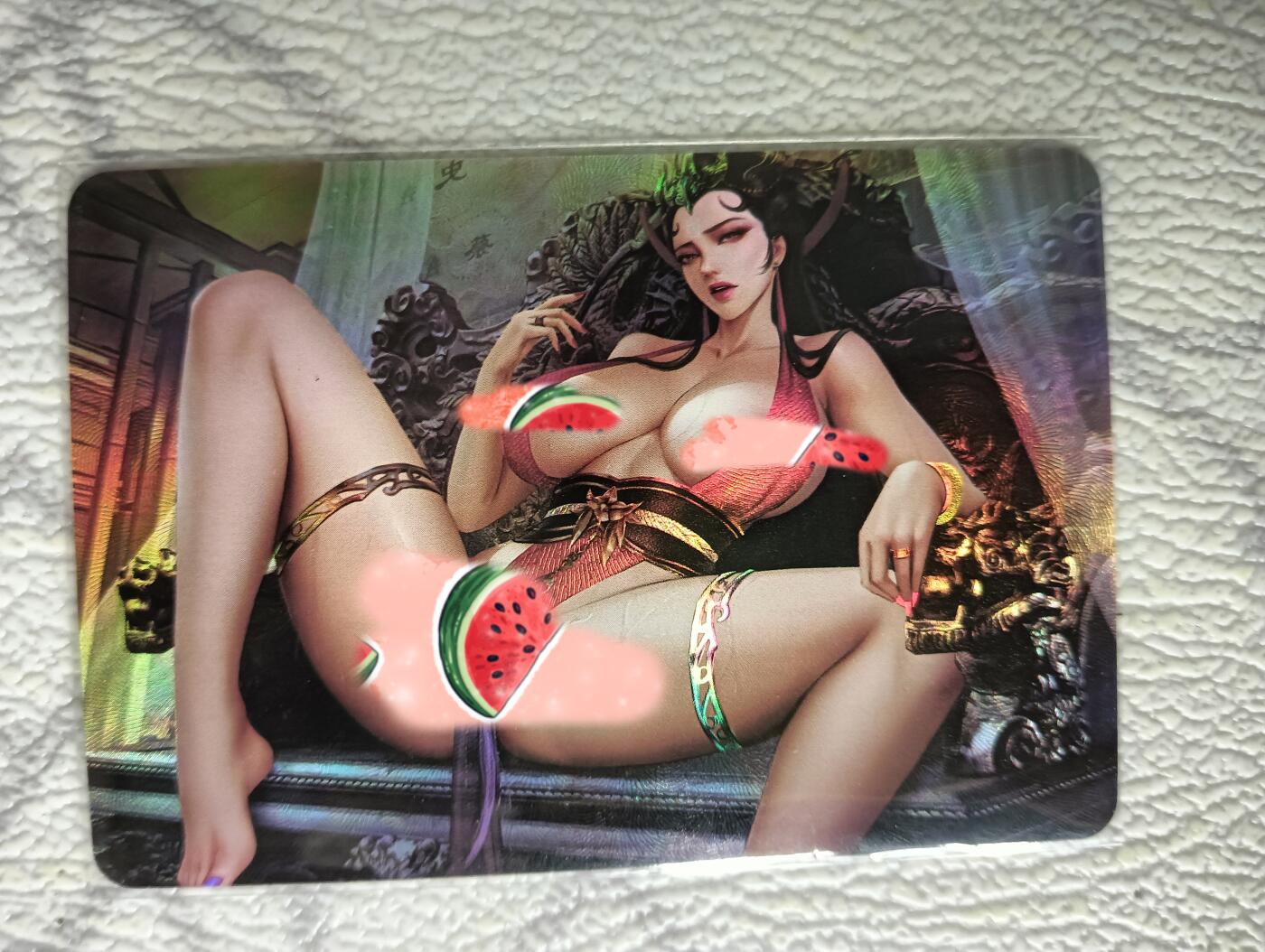 花开卡拍第37期（9月7号周日截拍，品控勿拍!!!拍品不寄存，运费5元，自制卡难免瑕疵，可能存在轻微撞角爆边等出厂瑕疵，品控介意勿拍！） 柳钢蛋彩闪单卡，卡背不同图