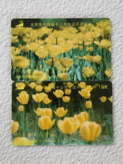 易卡拍卖第42期 - 太原市无线磁卡公用电话开通纪念。（太科卡）品相如图所示！