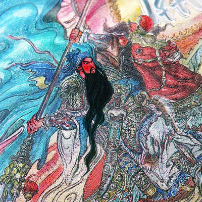 卡有江湖＆齐卡文化联名卡 关羽梓墨 盲包一包 卡有江湖＆齐卡文化联名卡 关羽梓墨 盲包一包