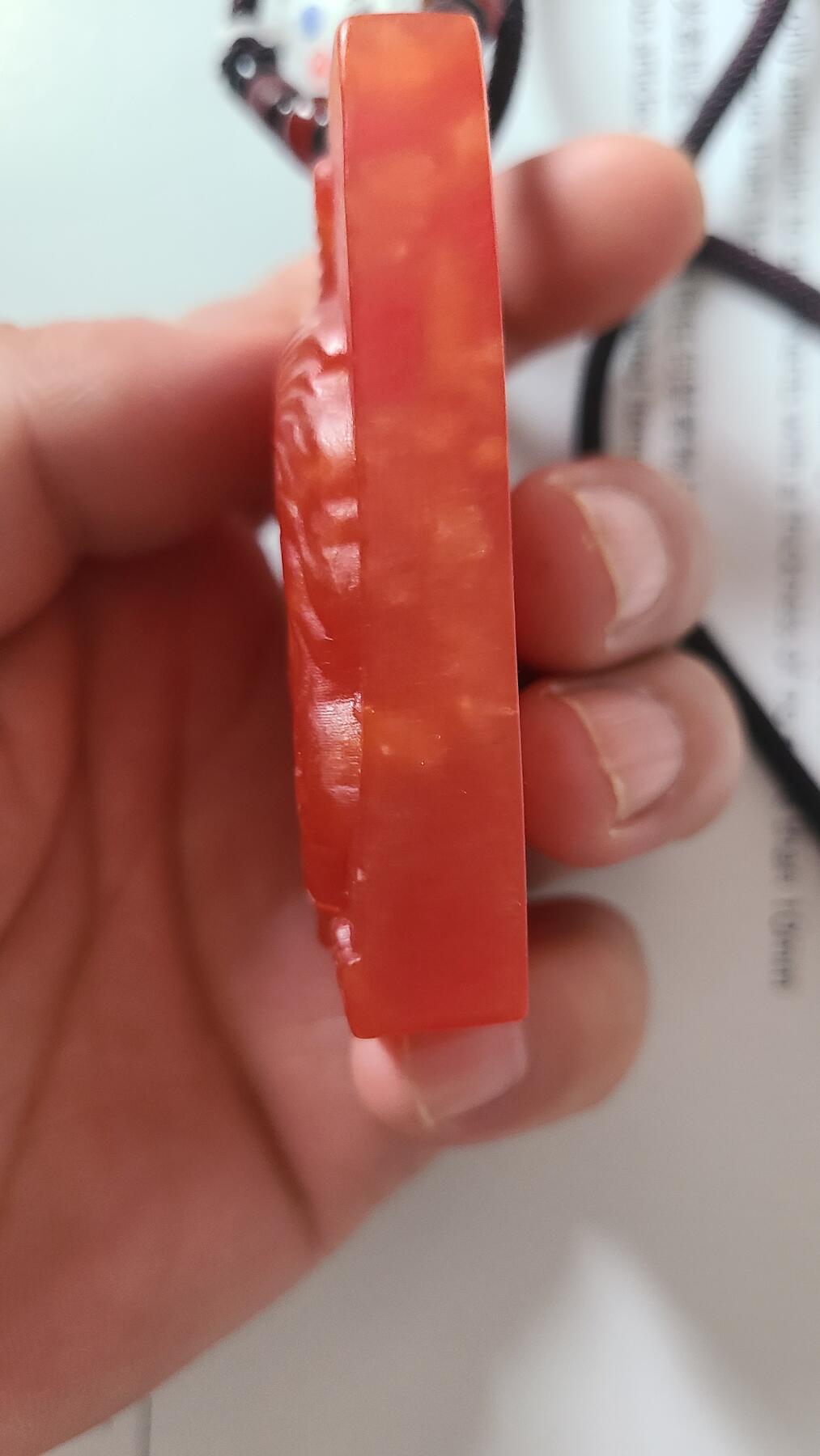 富森红土寄生虫下山虎牌沉香吊坠，保真，保天然