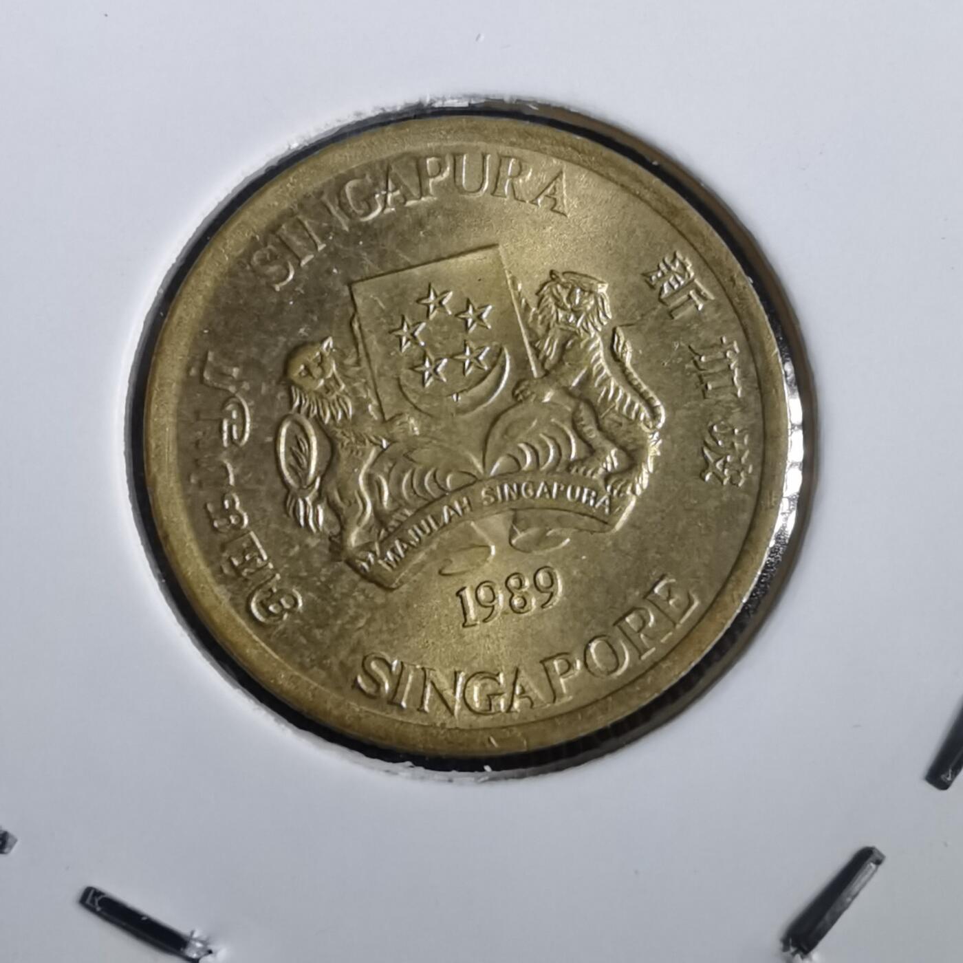 沼泽如烟--第832场 新加坡1989年五分
