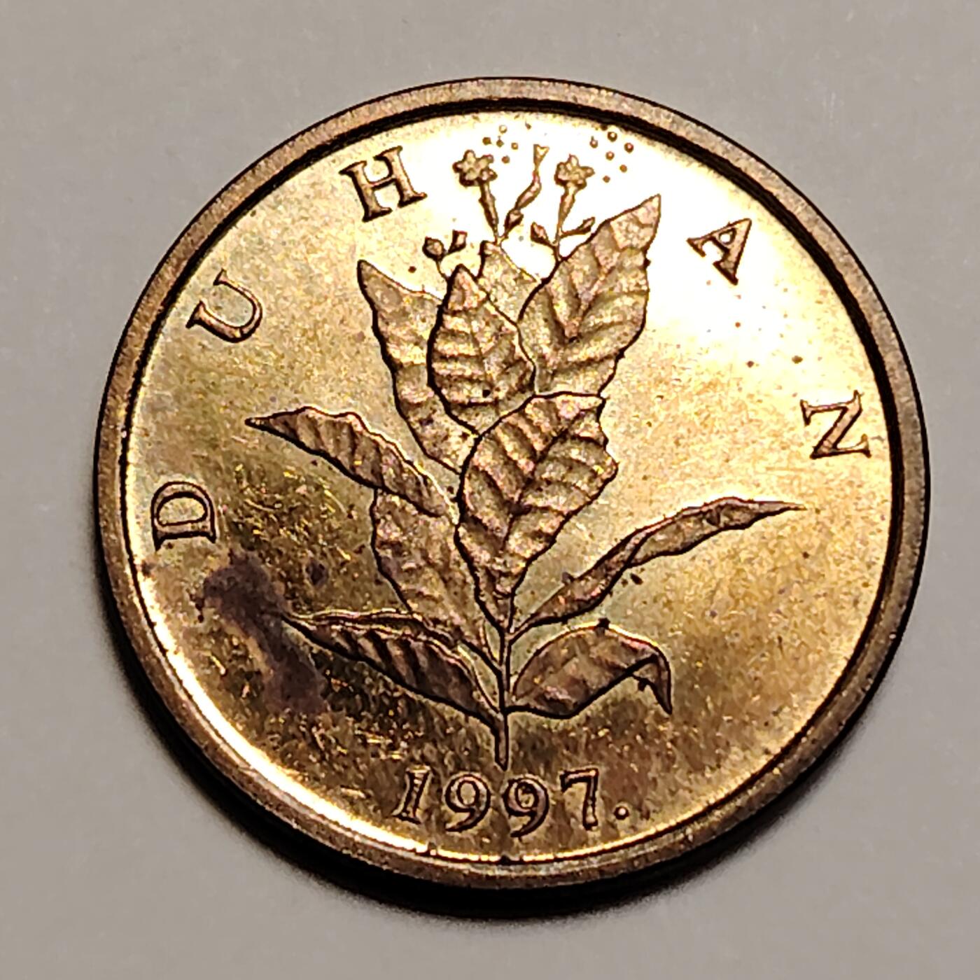 布加迪🐬～世界钱币(上海)🌾第 240 期 /  各国套币和散币 克罗地亚🇭🇷 1997年 10利帕