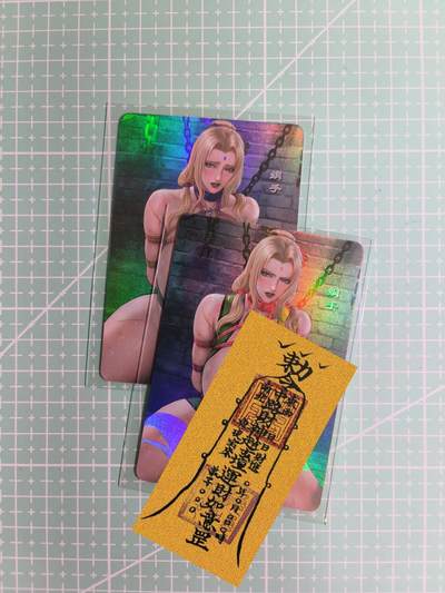 C先生卡牌 第11期 人间传亲签·西游姬亲签·乾坤未定亲签·轩辕春秋亲签·武韵红颜亲签(持续收拍品中...) - 【彩闪】嘎嘎鸭《纲手》双服饰 奈卡
