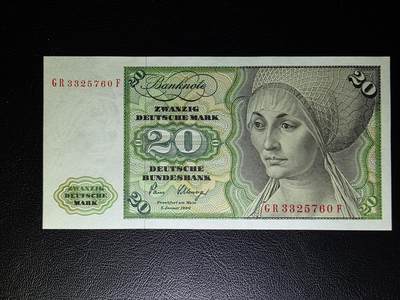 叁拾收藏第31期 - 德国1980年20马克  UNC