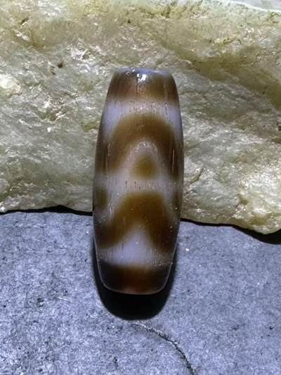 仅此一颗，藏传六瓣莲花虎牙随形天珠一颗。 - 仅此一颗，藏传六瓣莲花虎牙随形天珠一颗。