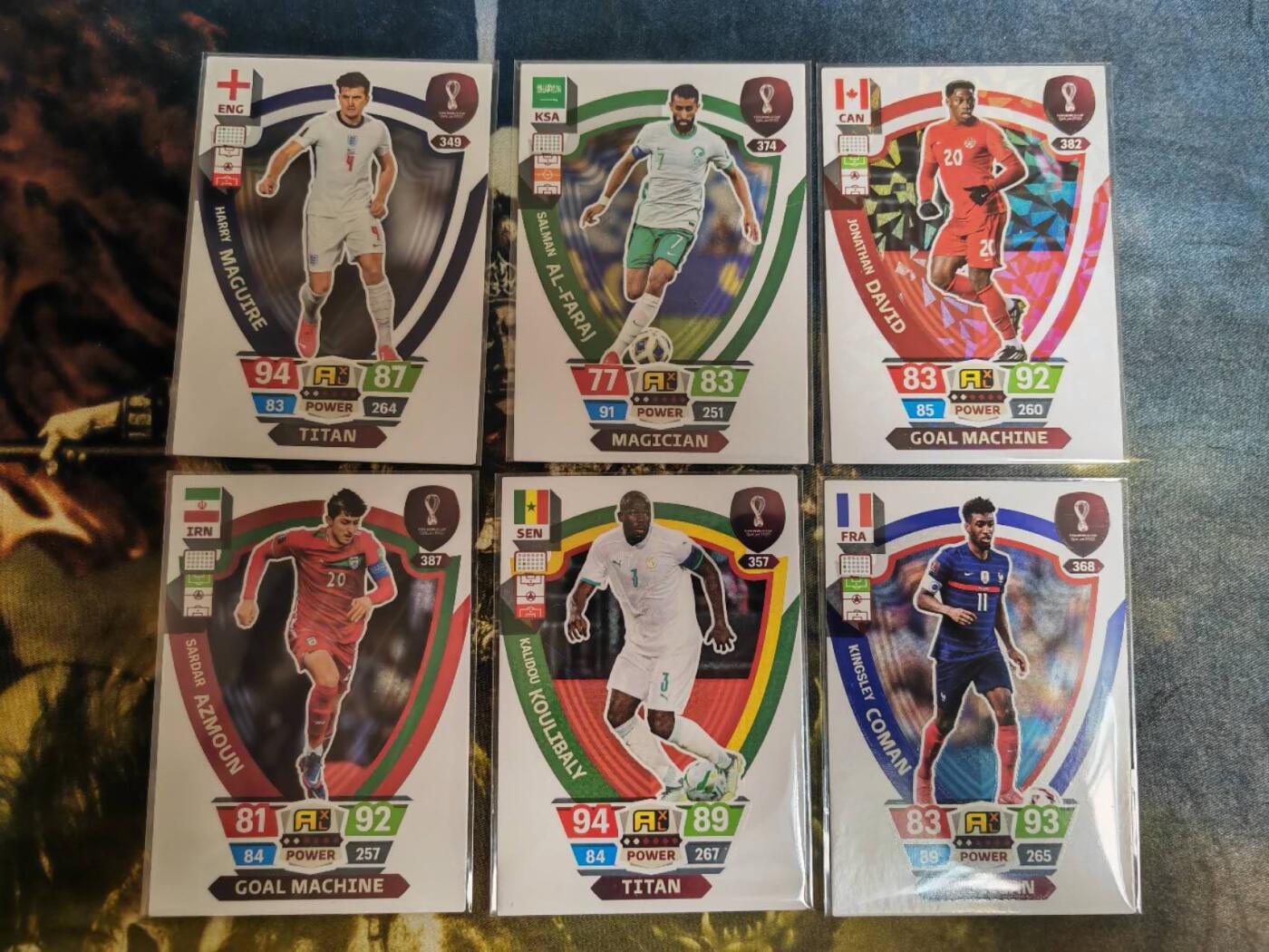 阳大大卡牌拍卖第70期（持续收拍品，周五晚上九点截拍，进群福利早知道） 帕尼尼，2022世界杯，银折，内马尔、格子、戴维