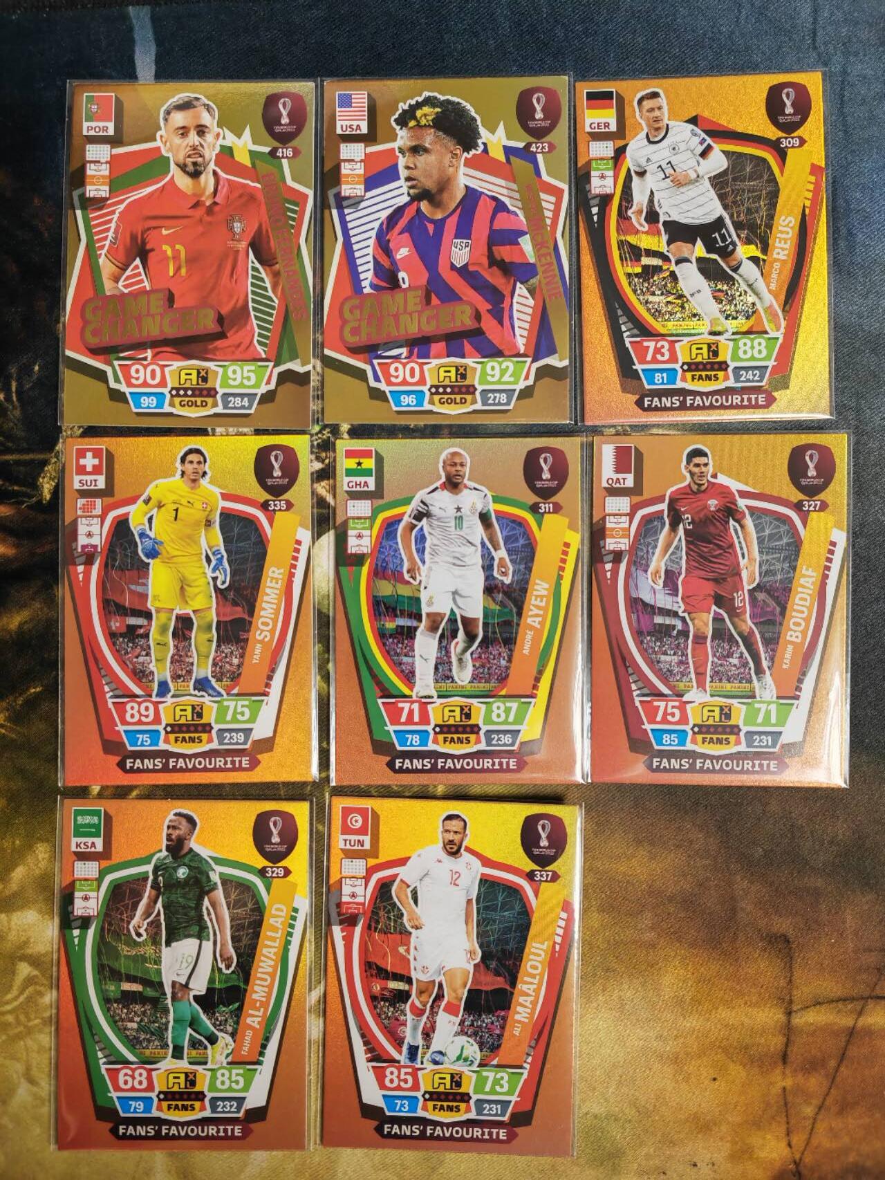 阳大大卡牌拍卖第70期（持续收拍品，周五晚上九点截拍，进群福利早知道） 帕尼尼，2022世界杯，银折，内马尔、格子、戴维