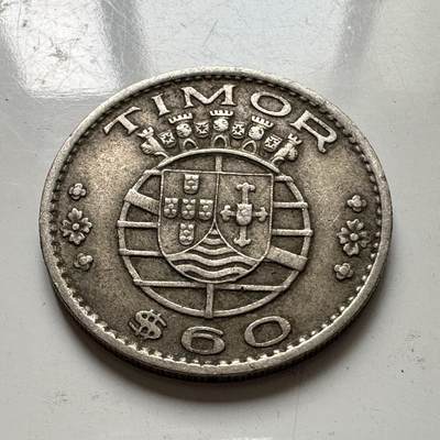 🌹外币初藏🌹🐯2025年第98场  每周二四六晚8️⃣点 接代拍 - 葡属东帝汶1958年60分c