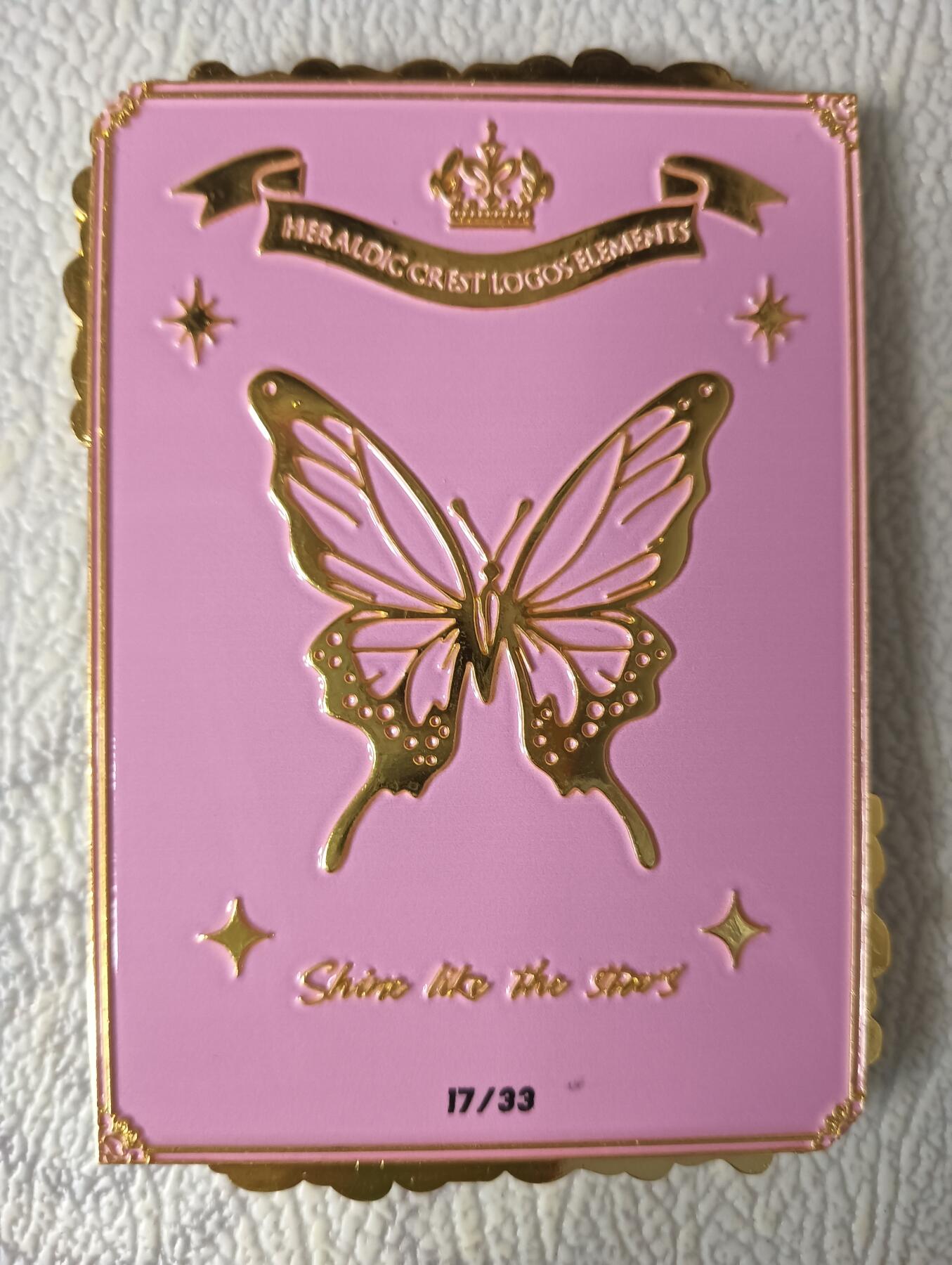 花开卡拍第37期（9月7号周日截拍，品控勿拍!!!拍品不寄存，运费5元，自制卡难免瑕疵，可能存在轻微撞角爆边等出厂瑕疵，品控介意勿拍！） 女帝钻卡金属卡，17/33编