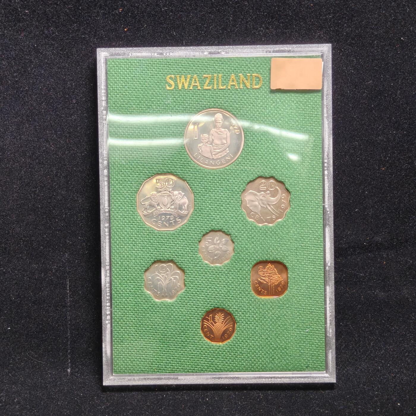 【铜匠收藏】★第125加场★精品币章场，200包邮，不满200.支付运费5元。《接受代拍 代送NGC评级》 斯威士兰 1979年 精致套币 共7枚