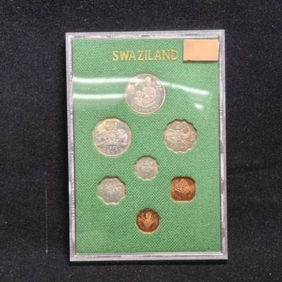 【铜匠收藏】★第125加场★精品币章场，200包邮，不满200.支付运费5元。《接受代拍 代送NGC评级》 - 斯威士兰 1979年 精致套币 共7枚