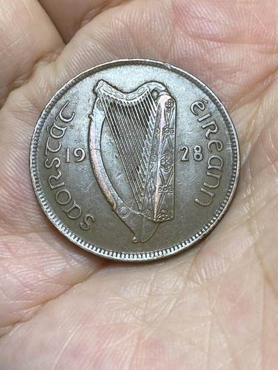 2025年第八十七场(总第一百一十三场）外国好品散币(免佣金) 爱尔兰1928年1便士(英属自由邦时期，首发年)