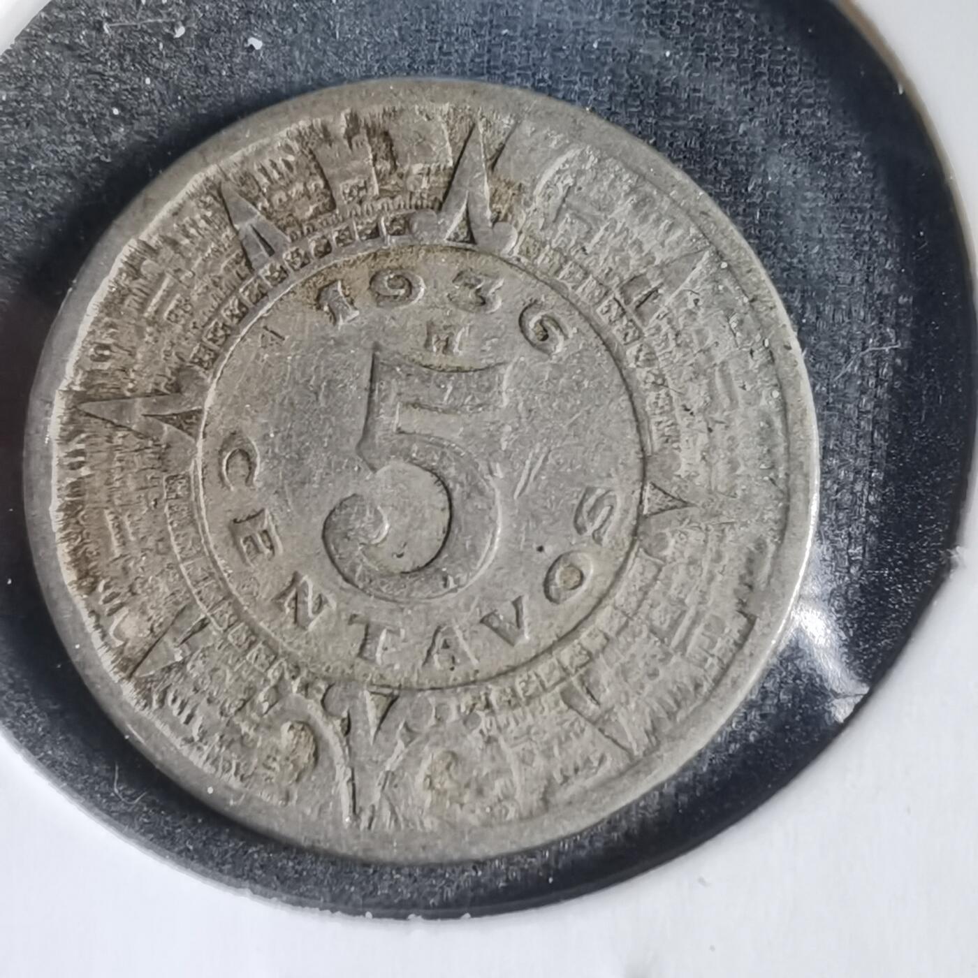 沼泽如烟--第833场 墨西哥1936年五分