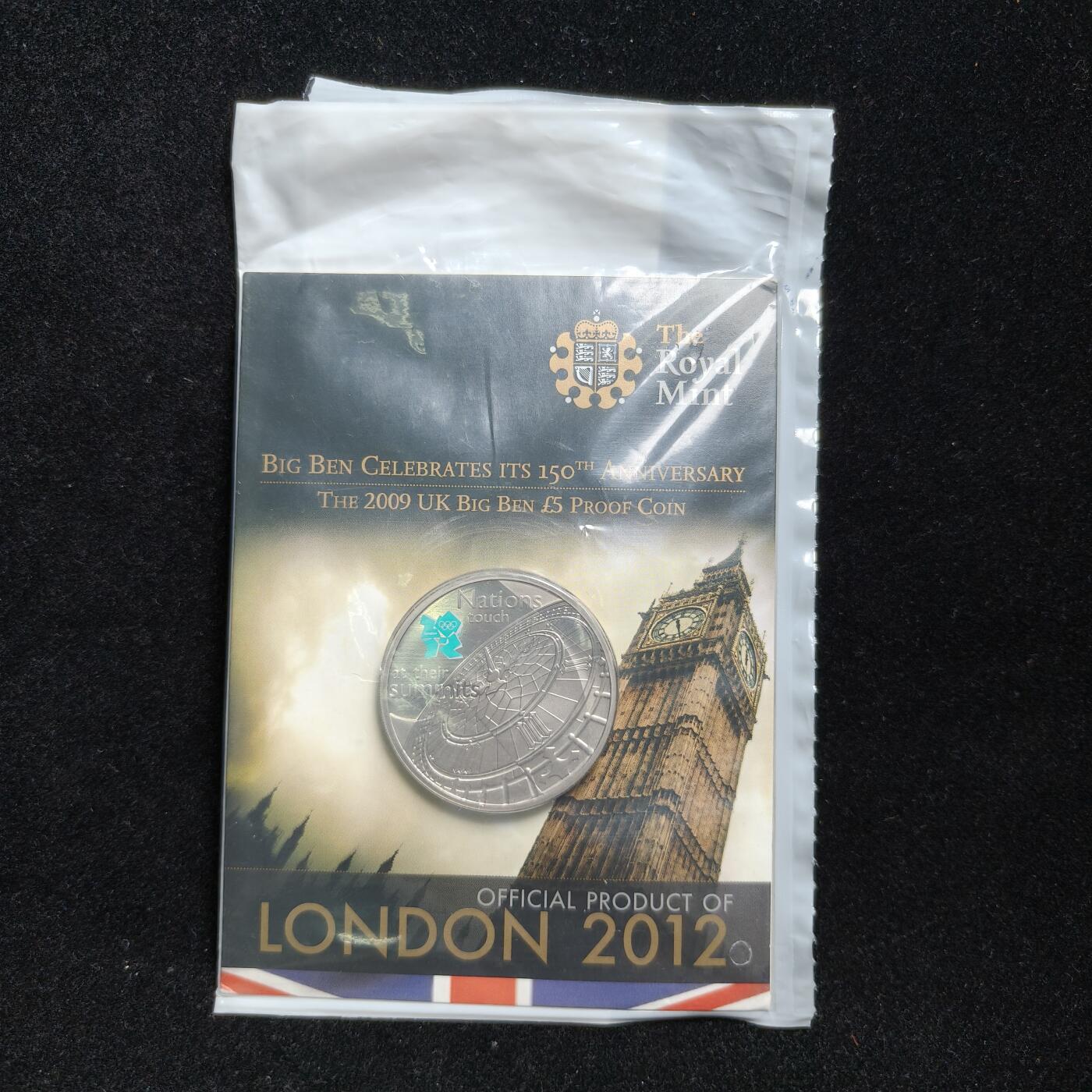 【铜匠收藏】★第125加场★精品币章场，200包邮，不满200.支付运费5元。《接受代拍 代送NGC评级》 英国 2009年 5镑精制纪念银币