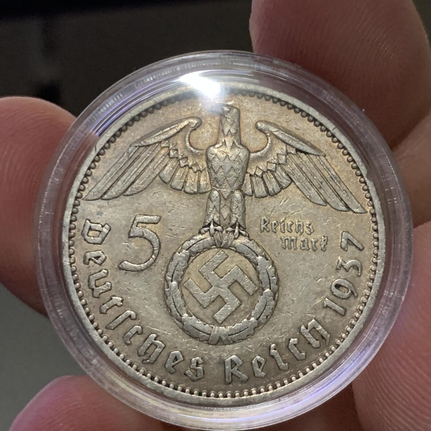 德国兴登堡5马克带字