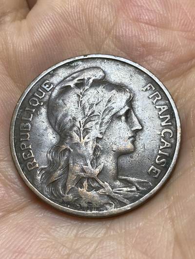 2025年第八十七场(总第一百一十三场）外国好品散币(免佣金) 稀年好品–法国🇫🇷1901年10生丁