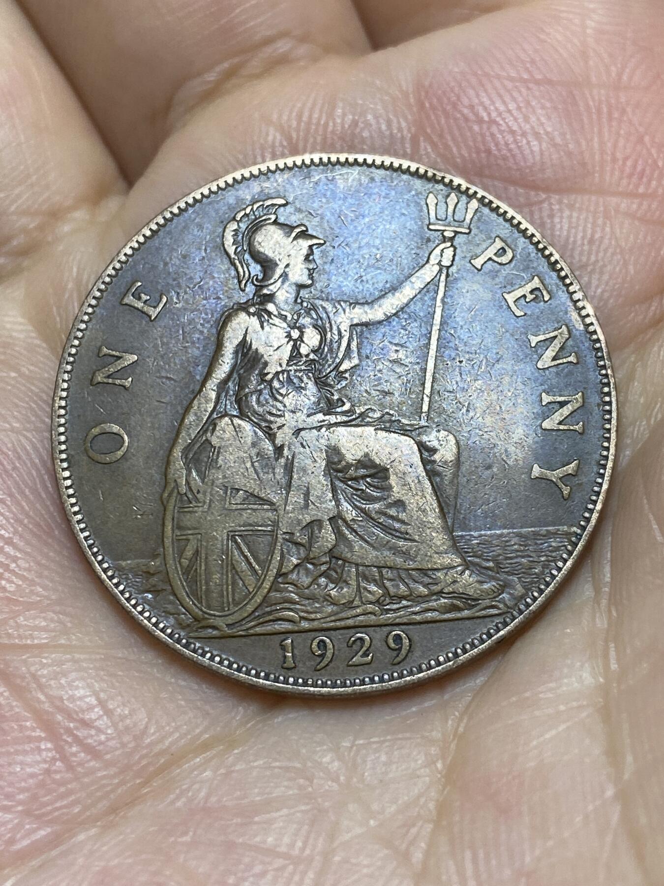 2025年第八十七场(总第一百一十三场）外国好品散币(免佣金) 英国🇬🇧1929年1便士(乔治五世第三版)