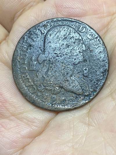 2025年第八十七场(总第一百一十三场）外国好品散币(免佣金) 稀少品种–西班牙王国1802年8马拉维迪铜币(卡洛斯四世时期)