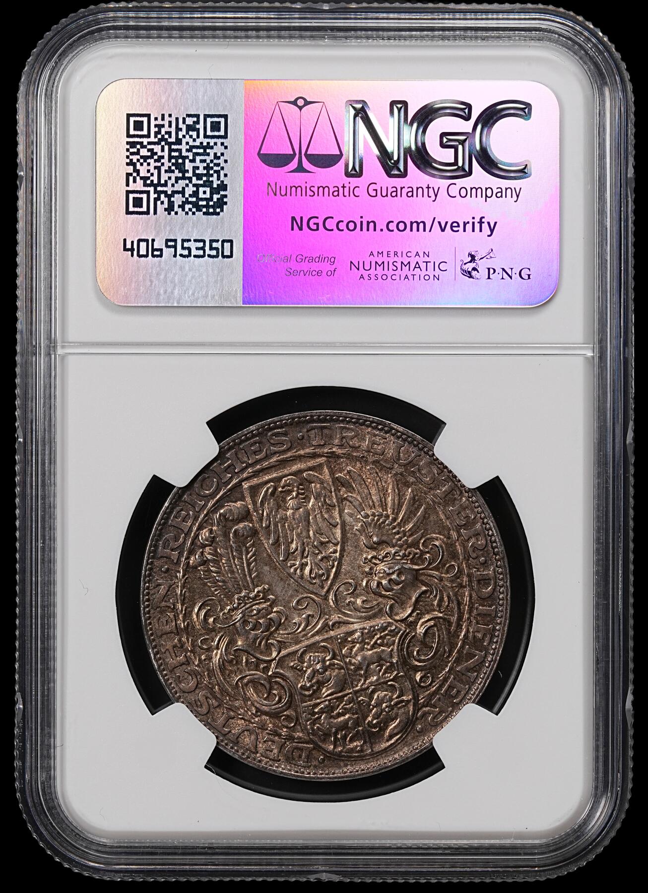 修遠堂世界钱币第八十三期 NGC MS62 1927年兴登堡80大寿纪念银章 卡尔歌茨作品