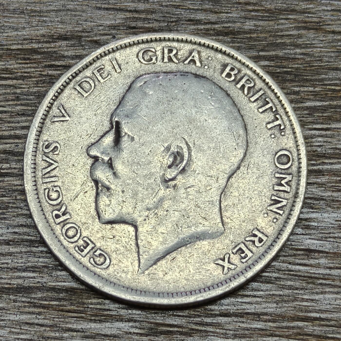 【铜匠收藏】★第130加场★精品币章场，200包邮，不满200.支付运费5元。《接受代拍 代送NGC评级》 英国 1918年 半克朗 银币 乔五