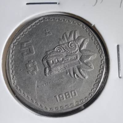沼泽如烟--第833场 - 墨西哥1980年5比索